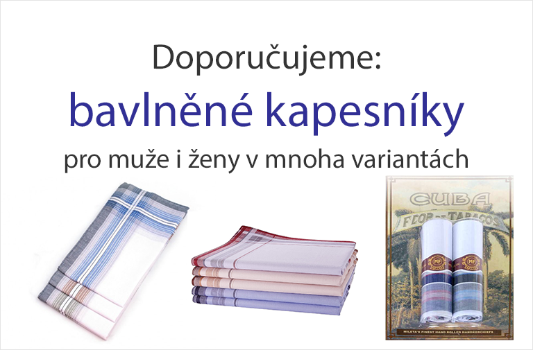 Pánské i dámské kapesníky