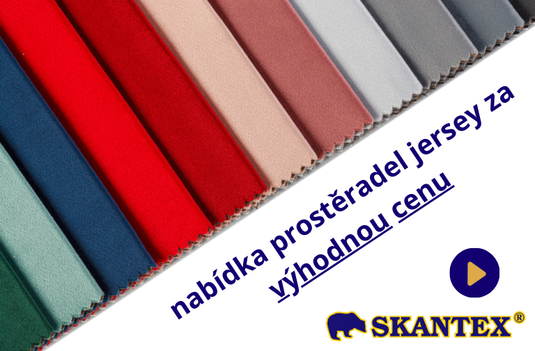výhodná nabídka prostěradel jersey