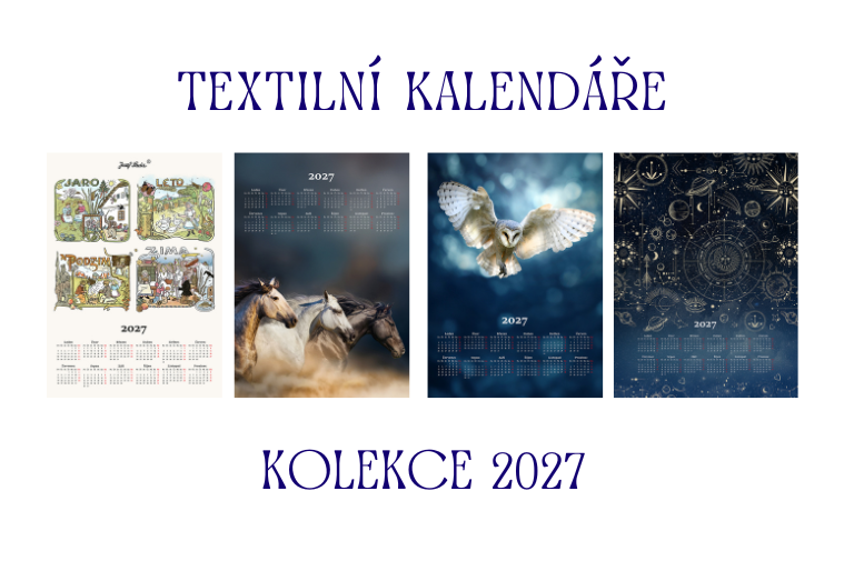 textilní kalendáře 2027