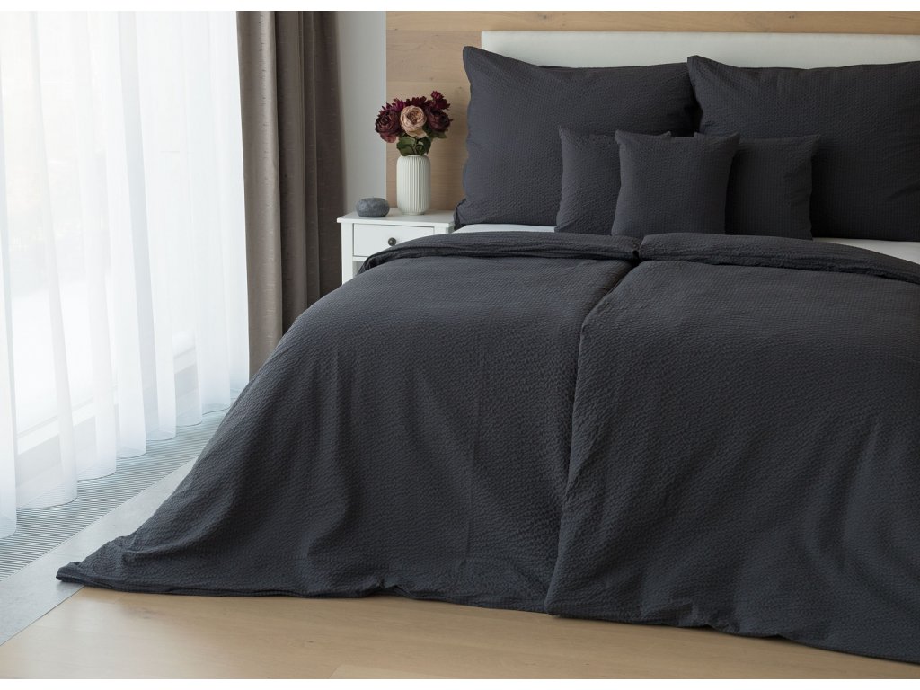 povleceni krep tmave sedy 0