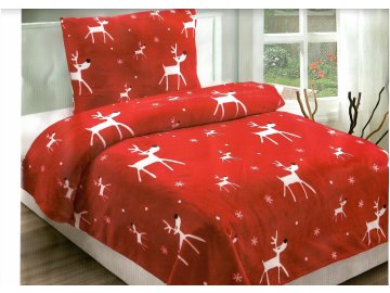 povlečení jelen červený