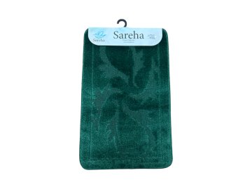 Koupelnová předložka dvoudílná - zelená