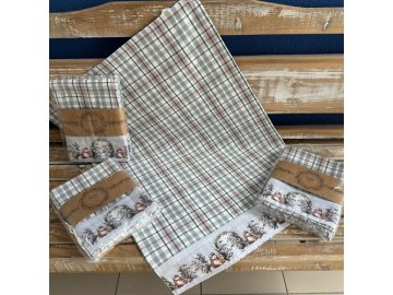 vánoce utěrky sněhulák