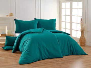 povleceni krep modrozeleny