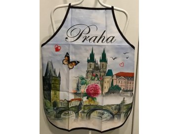 Kuchyňská zástěra - PRAHA LOVE