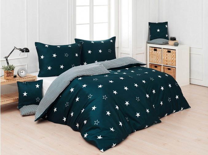 Povlečení flanel premium - STARS