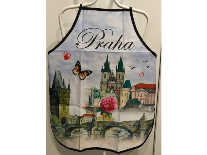 Kuchyňská zástěra - PRAHA LOVE