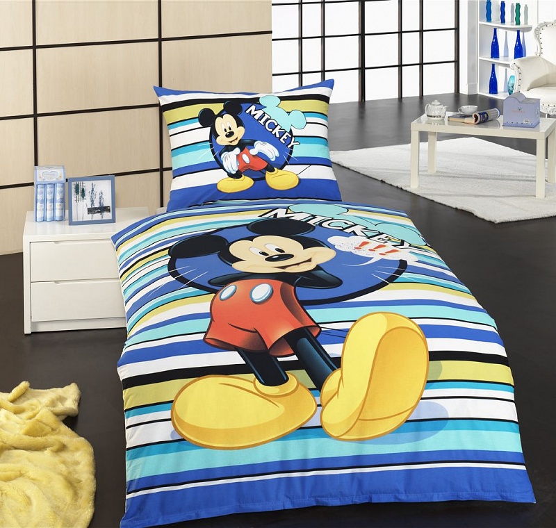 Matějovský Povlečení do postýlky MICKEY BABY velikost:: 45x60+100x135cm poslední 1 kus