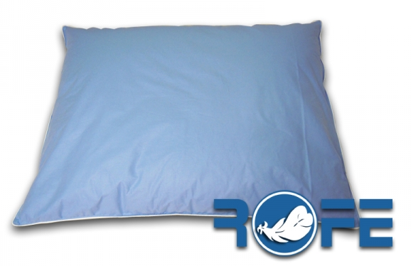 Rofe Péřový polštář 70x90 cm - 50 % husí peří barva: Modrá