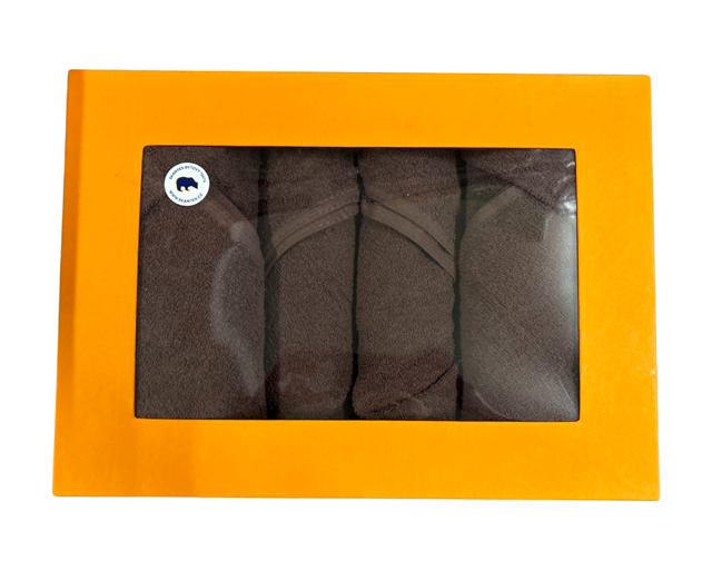 SKANTEX Dárkové balení ručníků 4 ks - tmavě hnědý varianta: 2x50/100cm+2x70/140cm