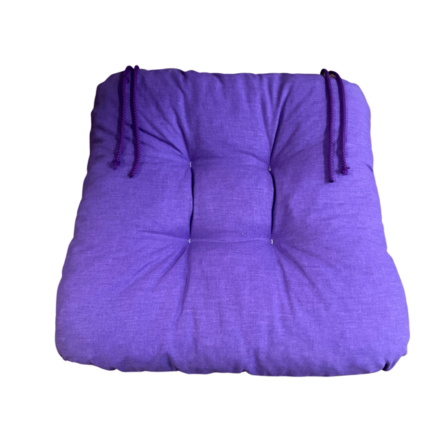 SKANTEX Sedák na židli - jednobarevný barva: fialová
