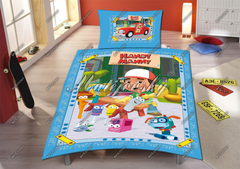 Matějovský Povlečení HANDY MANNY velikost: 140/200+70/90 poslední 1 kus