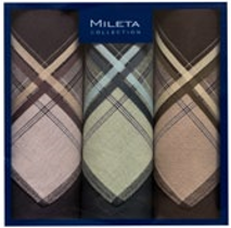 Mileta a.s. Pánský kapesník GERE 3 ks barva: tmavý mix - 3ks