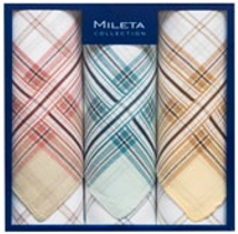 Mileta a.s. Pánský kapesník GERE 3 ks barva: světlý mix - 3ks