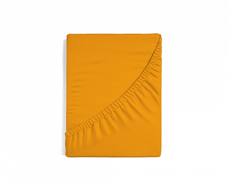 Matějovský Prostěradlo jersey MATĚJOVSKÝ 200/220 cm barva: žluto-oranžové