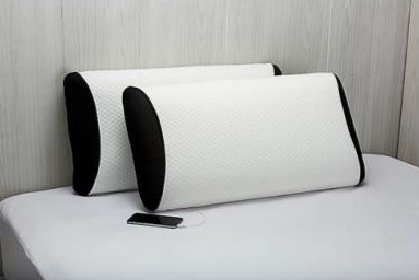 Pikolin home Polštář z viskoelastické pěny MUSIC PILLOW s integrovanými reproduktory barva: 35 x 70 cm