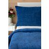 Povlečení Bavlněný mikroplyš TMAVĚ MODRÝ