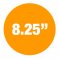8.25"