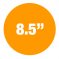 8.5"