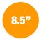 8.5"
