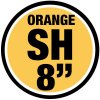 SKATEHOUSE - Full ORANGE - 8"