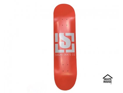 SUGAR Skateboards - LOGO ORANGE - 8.25"