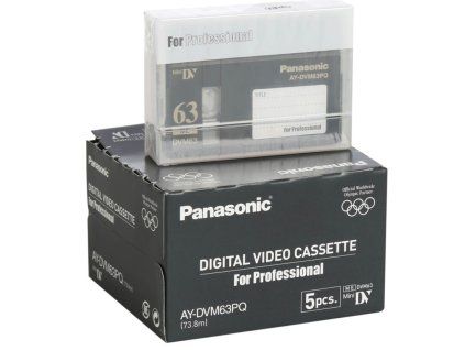 63 professional mini dv cassette tapes panasonic ay dvm63pq