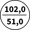 102,0mm před smrštěním / 51,0mm po úplném smrštění