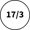 17mm před smrštěním / 3mm po úplném smrštění