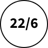 22mm před smrštěním / 6mm po úplném smrštění