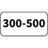 300-500 (bez spojovačů)