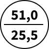 51,0mm před smrštěním / 25,5mm po úplném smrštění