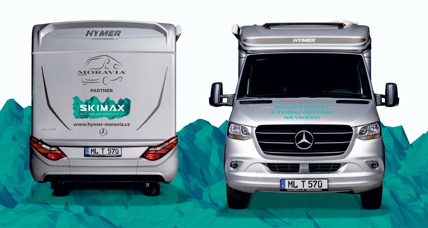 Nakupte ve SKIMAX STORE a vyhrajte obytňák na víkend