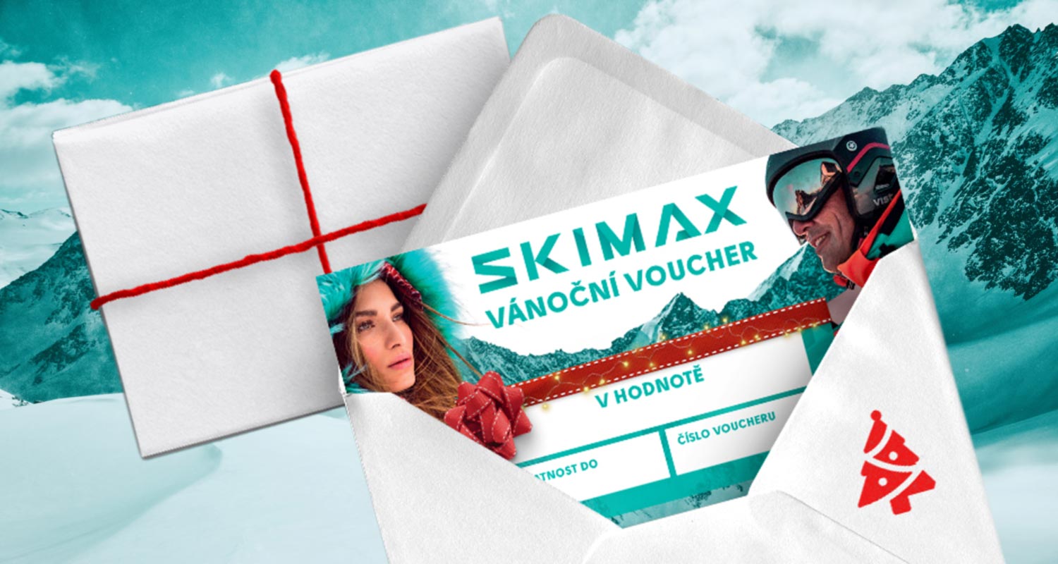 Vánoční voucher SKIMAX – ideální dárek pro každého lyžaře