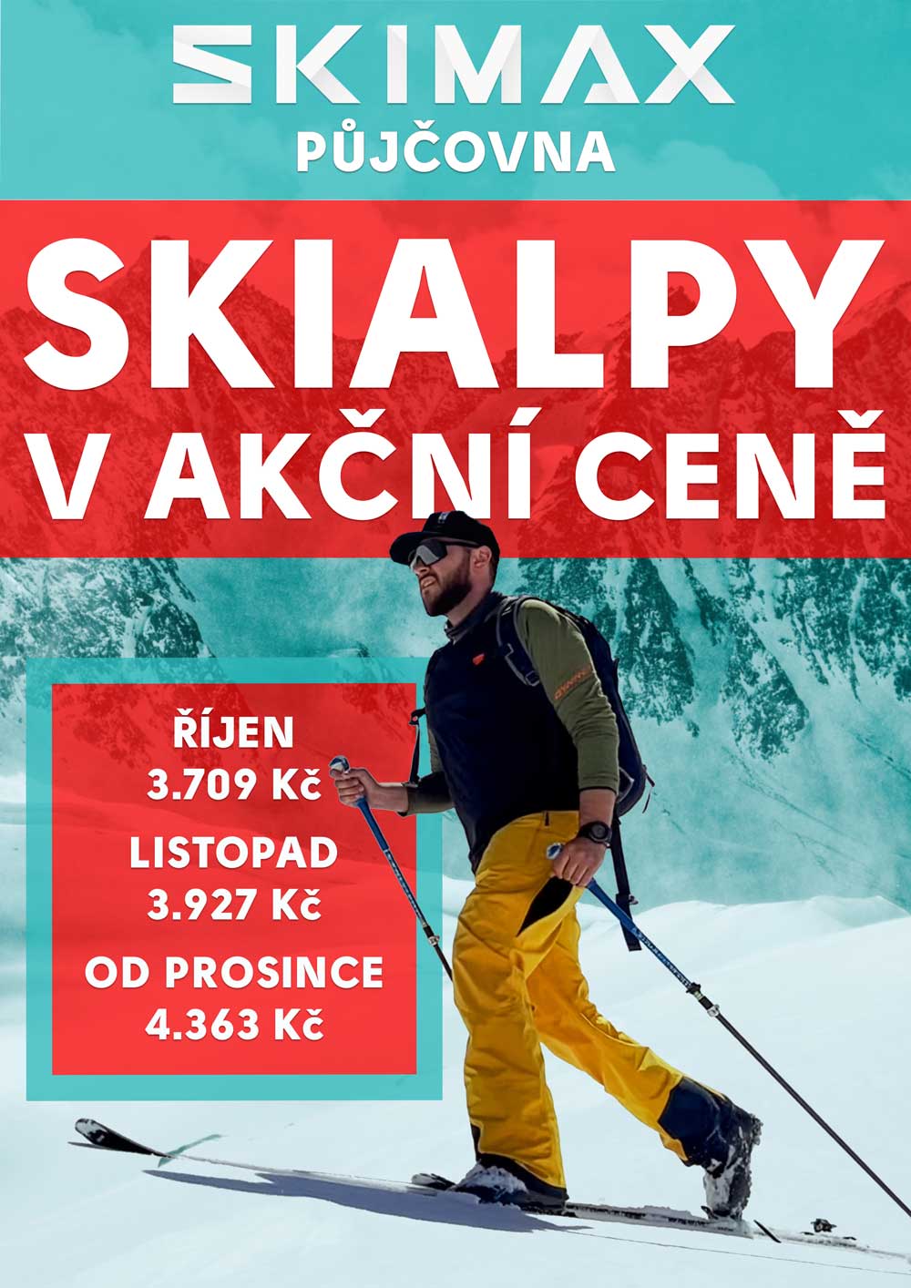 Skialpy v akční ceně