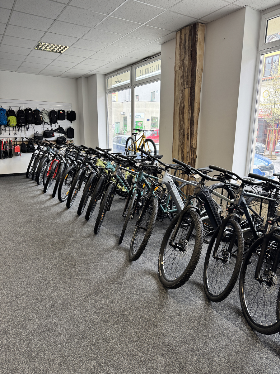 Interiér prodejny Kladno