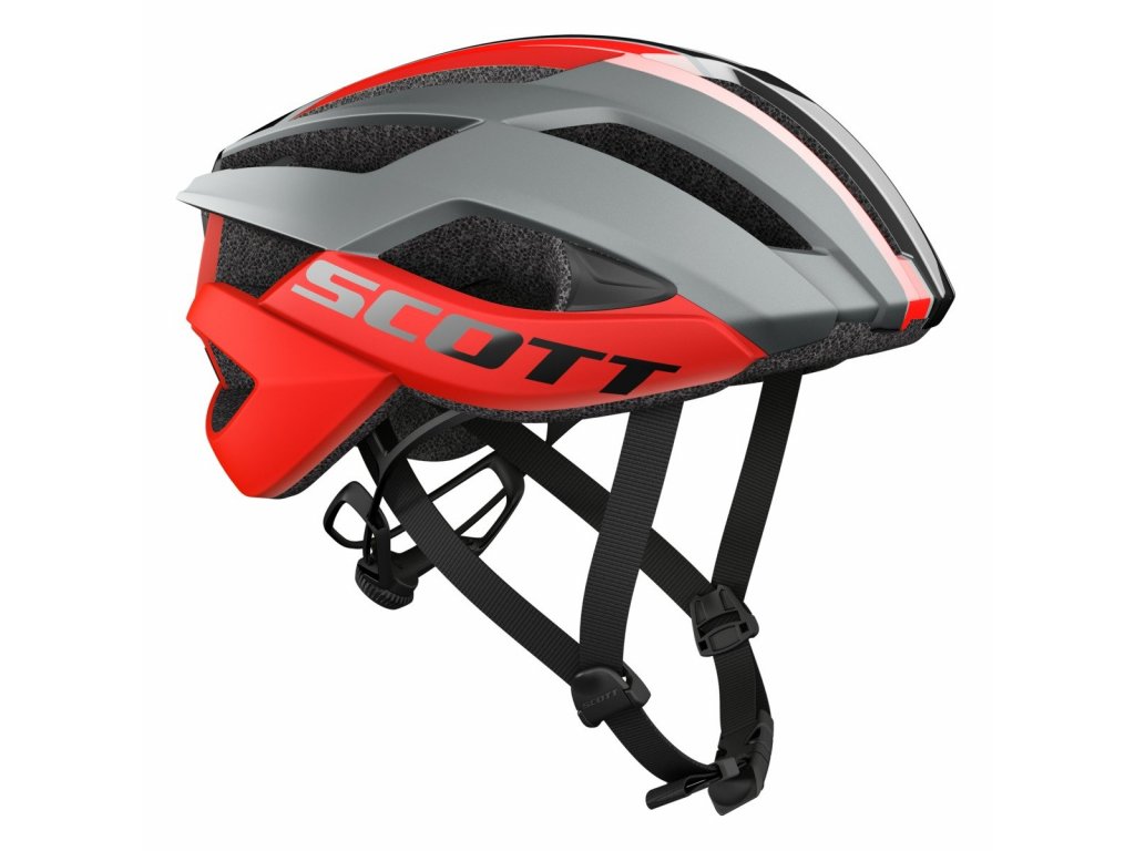 Silni ni p ilba Scott Arx Plus grey red 2018