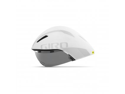 GIRO AEROHEAD MIPS MATTE WHITE/SILVER  2022 (Velikost L 59-63)