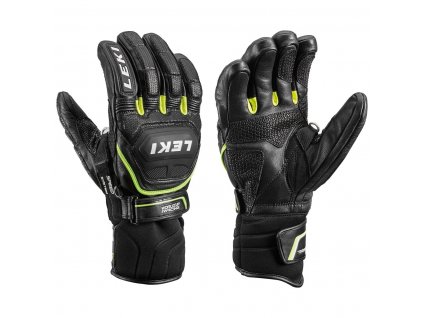 Leki Glove Worldcup Race Flex S Speed System black-yellow 18/19 (Velikost 11)