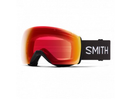 349856 smith skyline xl black chromapop photochromic red mirror