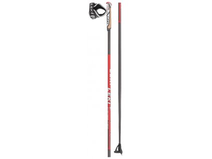 LEKI Poles PRC max - lightanthracite-fluorescent red-white (Velikost lyží 180)