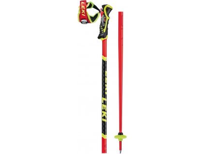 LEKI Poles WCR SL 3D - fluorescent red-black-neonyellow (Velikost 140)