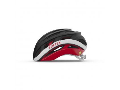 GIRO Helios Spherical 2022 -  Mat Black/Red (Velikost L)