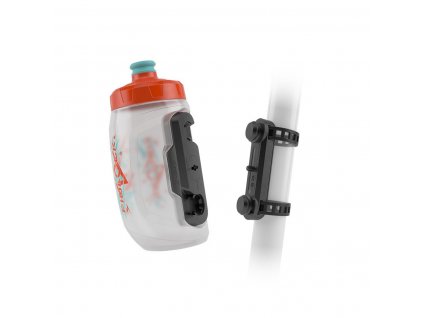 FIDLOCK BOTTLE TWIST SET DĚTSKÝ ORANGE/BLUE 450ml + UNI BASE