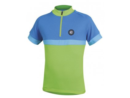Dětský cyklistický dres Etape BAMBINO  zelená-modrá (Velikost 152)