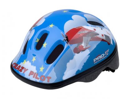 364682 cyklo helma detska pro t fafe modra crazy pilot xs 44 48