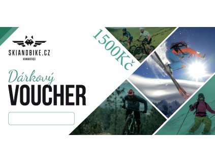 Dárkový voucher 220x110mm bikeandski 1000