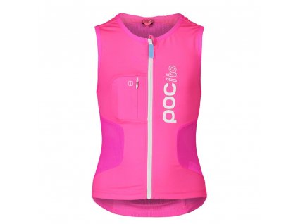 POC POCito VPD Air Vest - Fluorescent Pink (Velikost S (100-120 cm))