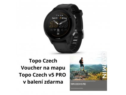 Garmin Forerunner 955 Black  + CZ distribuce včetně voucheru na stažení map TOPO Czech PRO