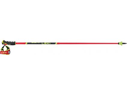 Leki Poles Venom GS 3D - bright red-black-neonyellow (Velikost 135)